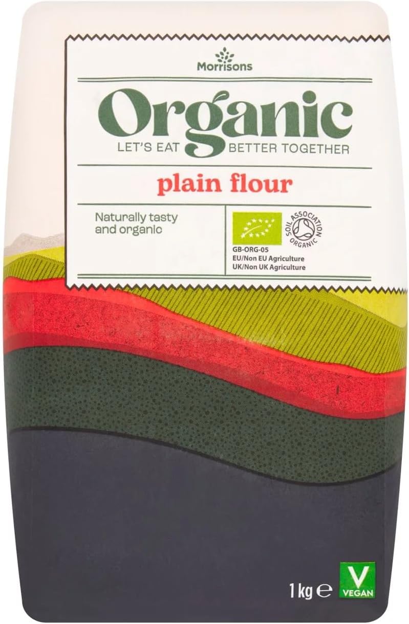 Morrisons Organic Plain Flour, 1kg