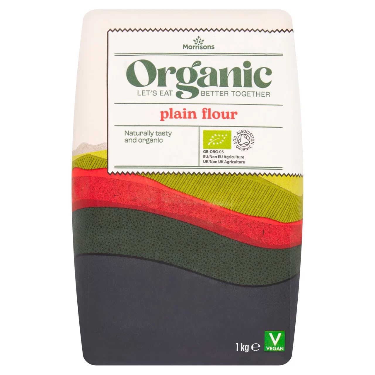 Morrisons Organic Plain Flour, 1kg