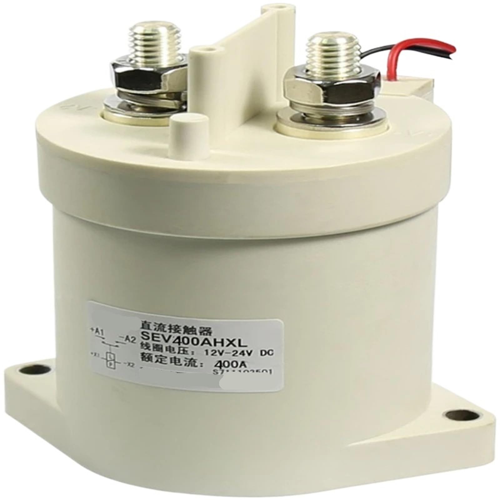 Wqgqpxob 24V High Load Current Voltage Charging Station Dc Contactor 400A Sev400ah Sev400bh 1000V High Dc Relay(,1Nc)
