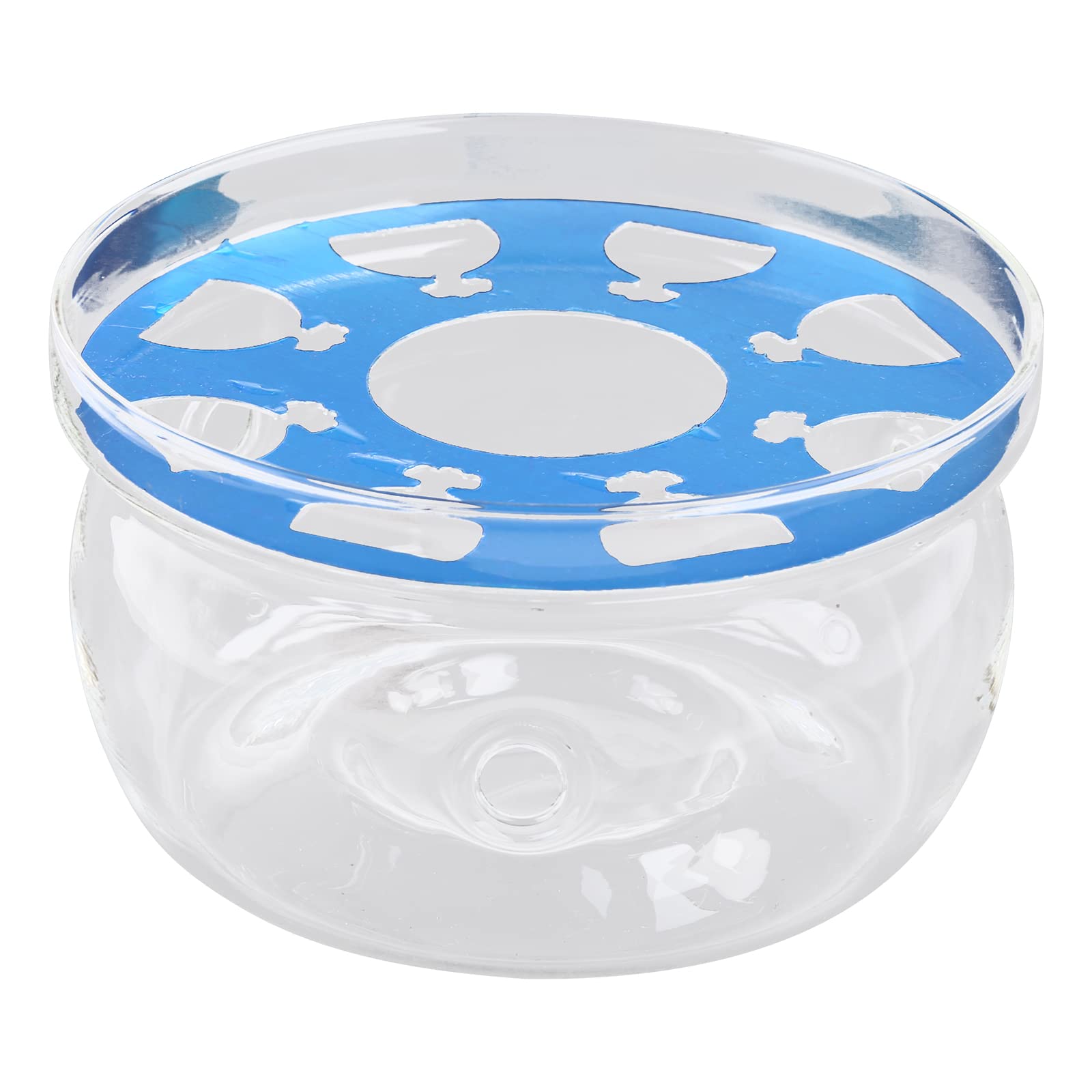 MALSSE Glass Tea Warmer Teapot Warmer Retro Stand Holder Heating Tea Tool for Home, and Lovers Teapot Base