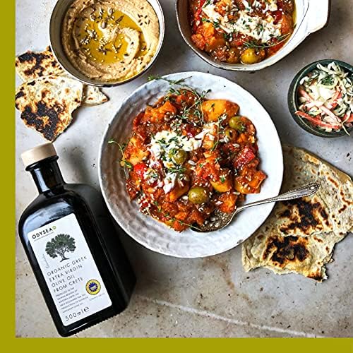 Odysea Organic Greek Extra Virgin Olive Oil, PGI Chania, 500 ml