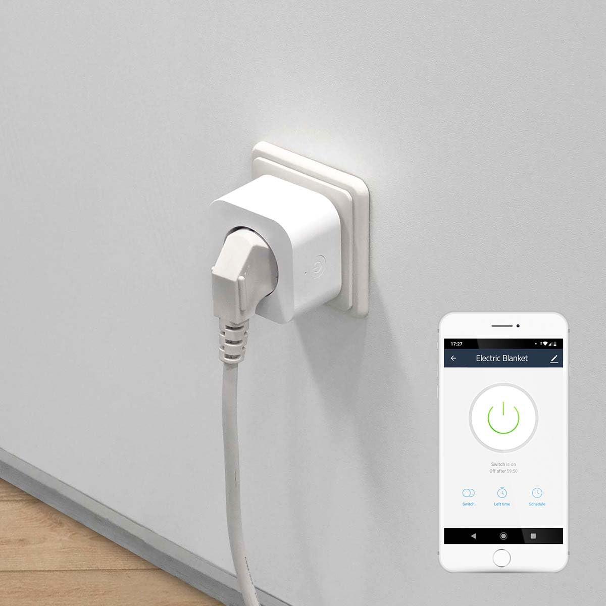 Nedis SmartLife – Prise Intelligente Wi-FI – Jeu de Trois connecteurs intelligents – Type F (CEE 7/7) – Intégré dans l'application Nedis SmartLife – Compatible avec Amazon Alexa et Google Home