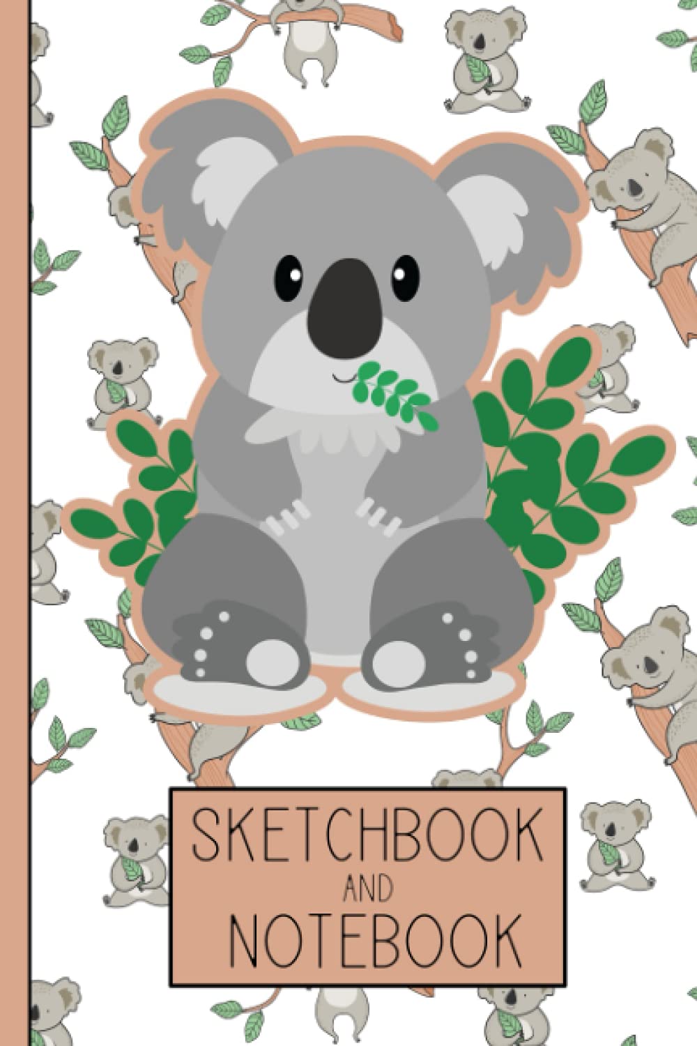 Koala Sketchbook and notebook: Cute Koala sketchbook and notebook with lined and blank pages for you to journal, doodle, sketch or write creative ideas.