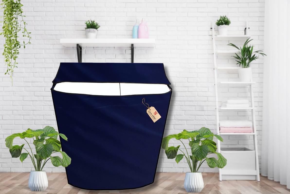 GURU-ISHMA Waterproof Semi Automatic Top Load Washing Machine Cover for SAMSUNG 8Kg, 8.2Kg, 8.5Kg Model Blue… (B0DCH58KYV) Amazon Price History, Amazon Price Tracker