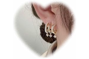 Handmade Boho Claw Ear Cuffs: Elevate Your Elegance with Crystallized Charm