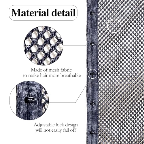 TKXOX 6 peças de esticador de cabelo, alongamento de cabelo, rede de alongamento para cabelos encara