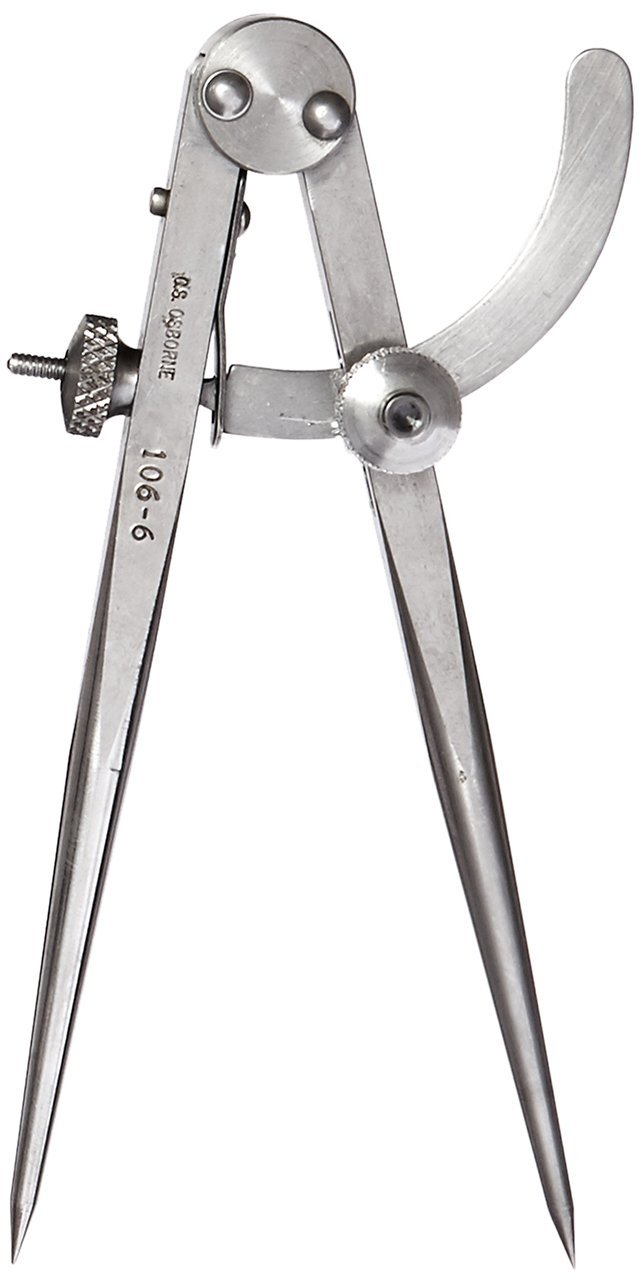 Item name- C.S.Osborne 106-6 Wing Divider with Maximum Opening 6, Steel