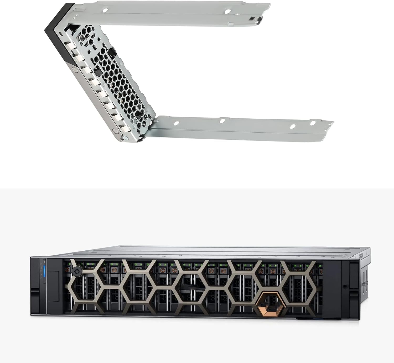 3.5 SFF SATA SAS Drive Rack Tray Caddy Compatible with Dell Precision 3930 7920