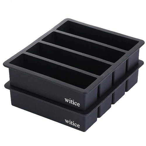 witice Silicone Ice Cube Trays Large for Whisky 2-Pack