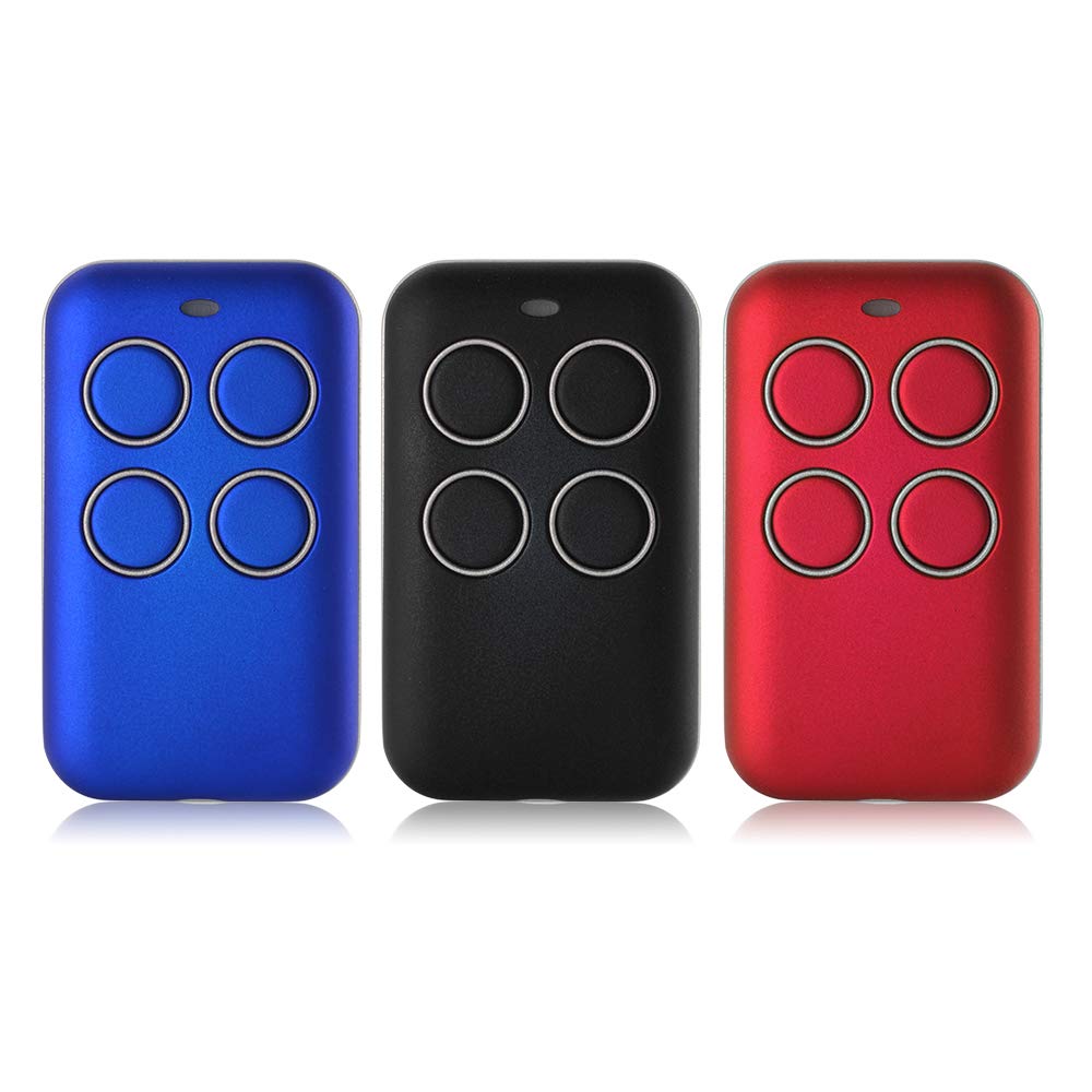 Universal Fixed Code Garage Door Gate Remote Control Duplicator 433.92MHz. (Blue)