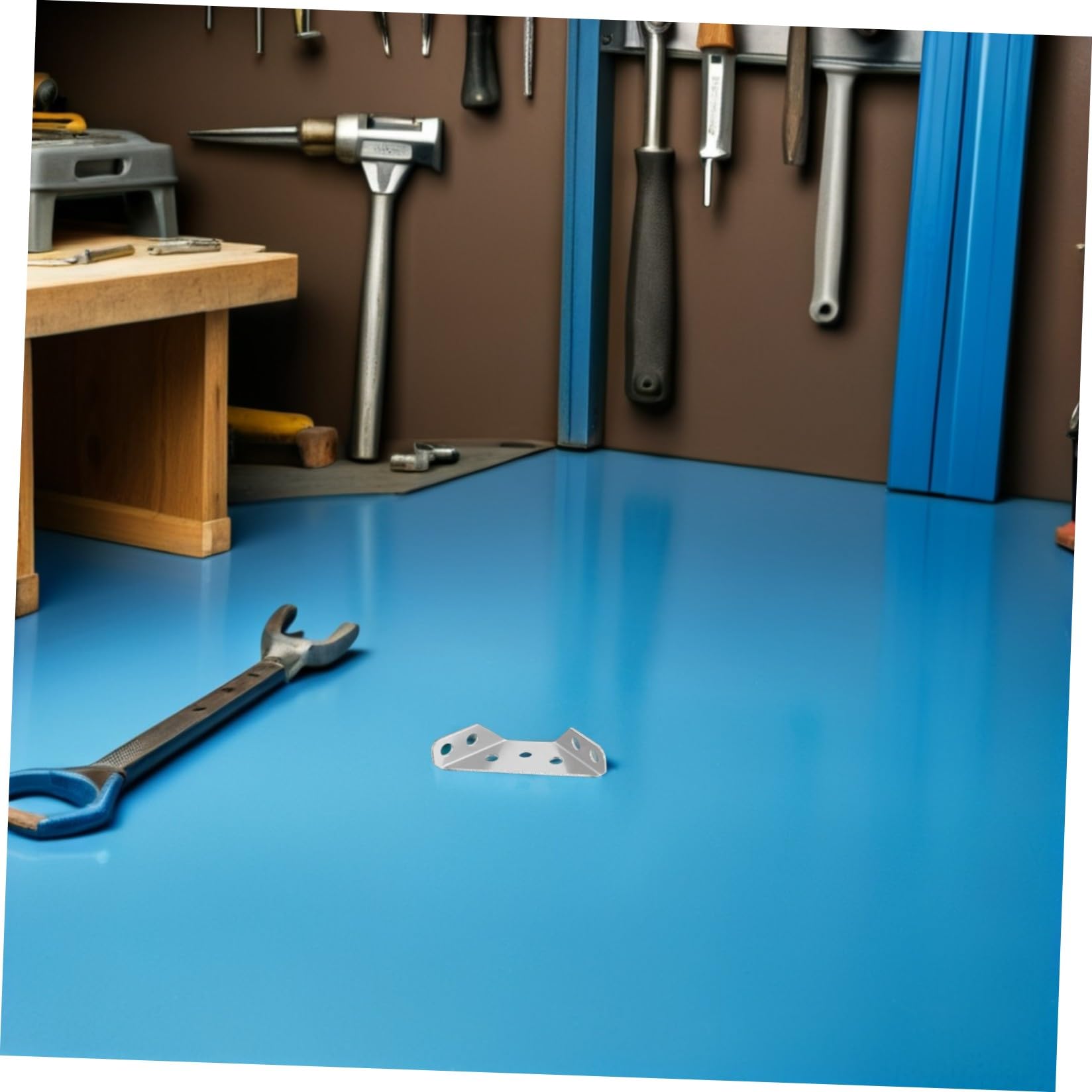 48 Set 48 Set Staffe Angolari in Acciaio Inox Viti per Mobili, Supporti Angolari Triangolari per Scaffali e Armadi, Ferramenta per Fissaggio e Rinforzo in Casa e Fai da Te