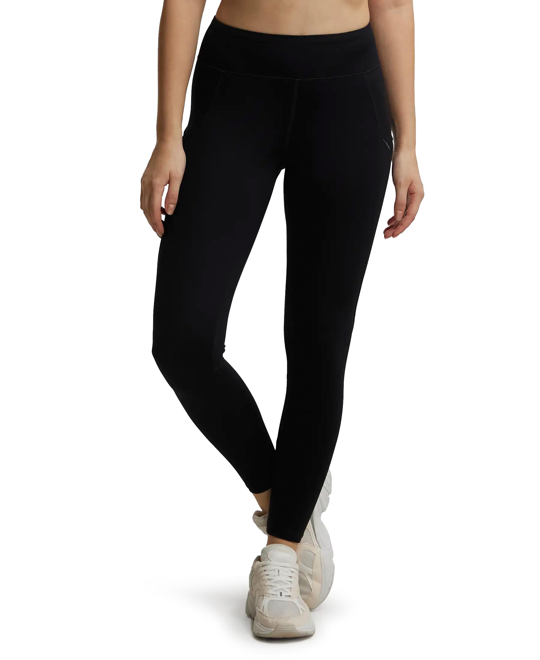 MW12 Women's Tactel Microfiber Elastane Stretch Performance Active Wear Leggings with Side Pockets and Stay Dry Technology-image-42