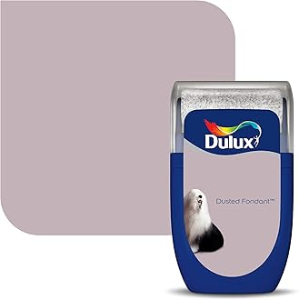 Dulux 5267823 Walls & Ceilings Tester Paint, Dusted Fondant, 30 Millilitres