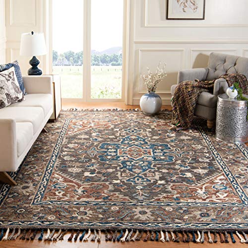 Tapete SAFAVIEH Aspen 7' x 7' Cuadrado Lana Hecho a Mano miniatura 1
