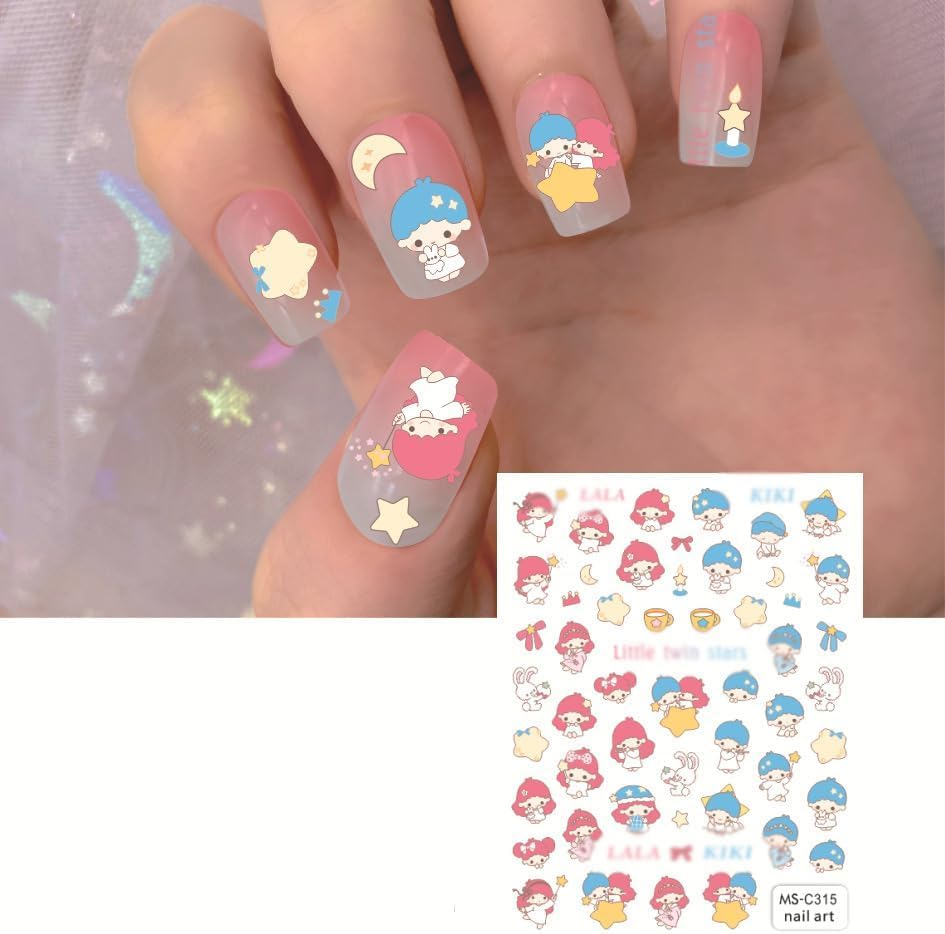 Amazon.co.jp: ネイルセット ポチャッコ ネイルシール クロミ ポムポ厶