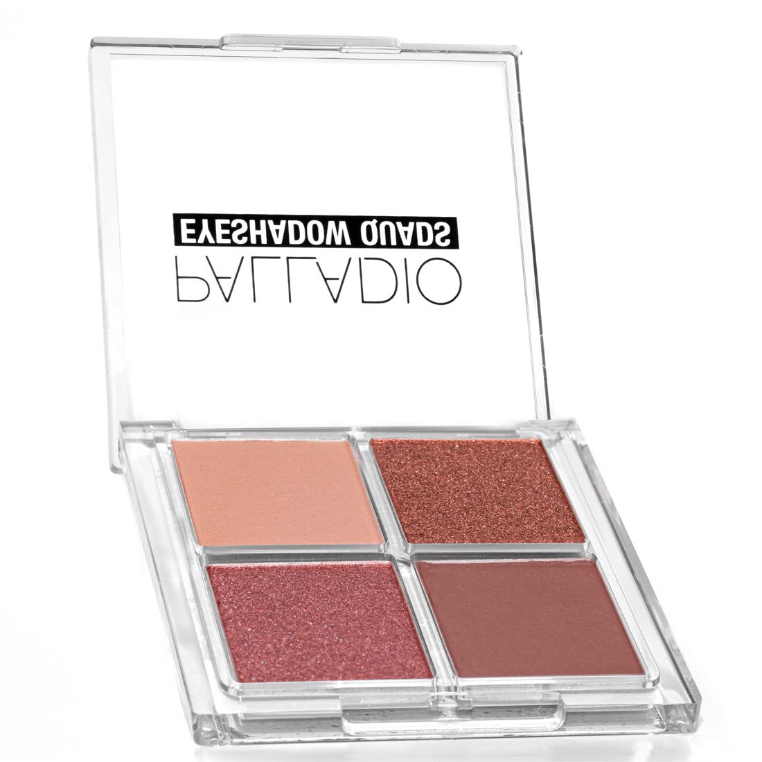 Palladio Eyeshadow Quads, Velvety Pigmented Blendable Matte, Metallic & Shimmer Finishes, Creamy Formula - Image 3