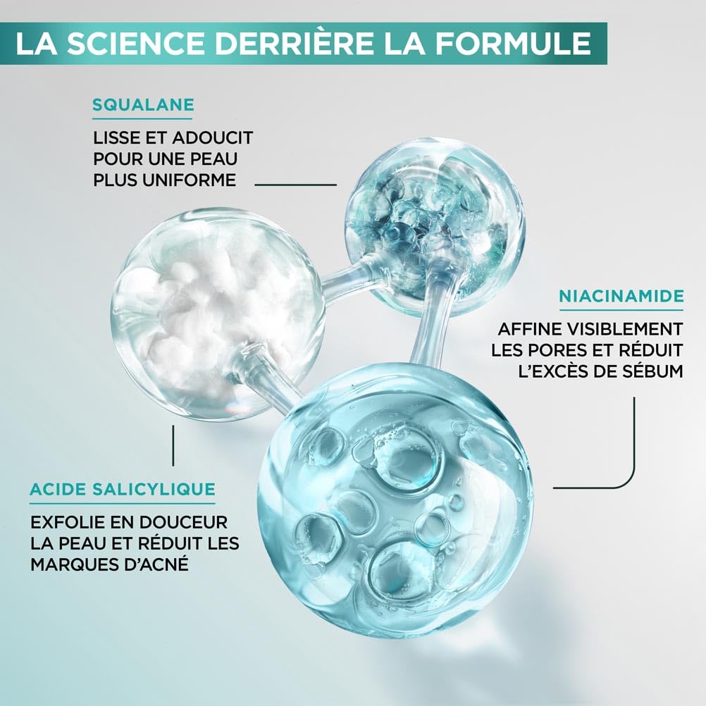 GARNIER Pure Active - Soin Exfoliant Visage - Réduit Les Marques D'acné & Les Pores - Niacinamide, AHA & Acide Salicylique - Formule Liquide Légère - Vegan & Cruelty Free - Unisexe - 120 ml