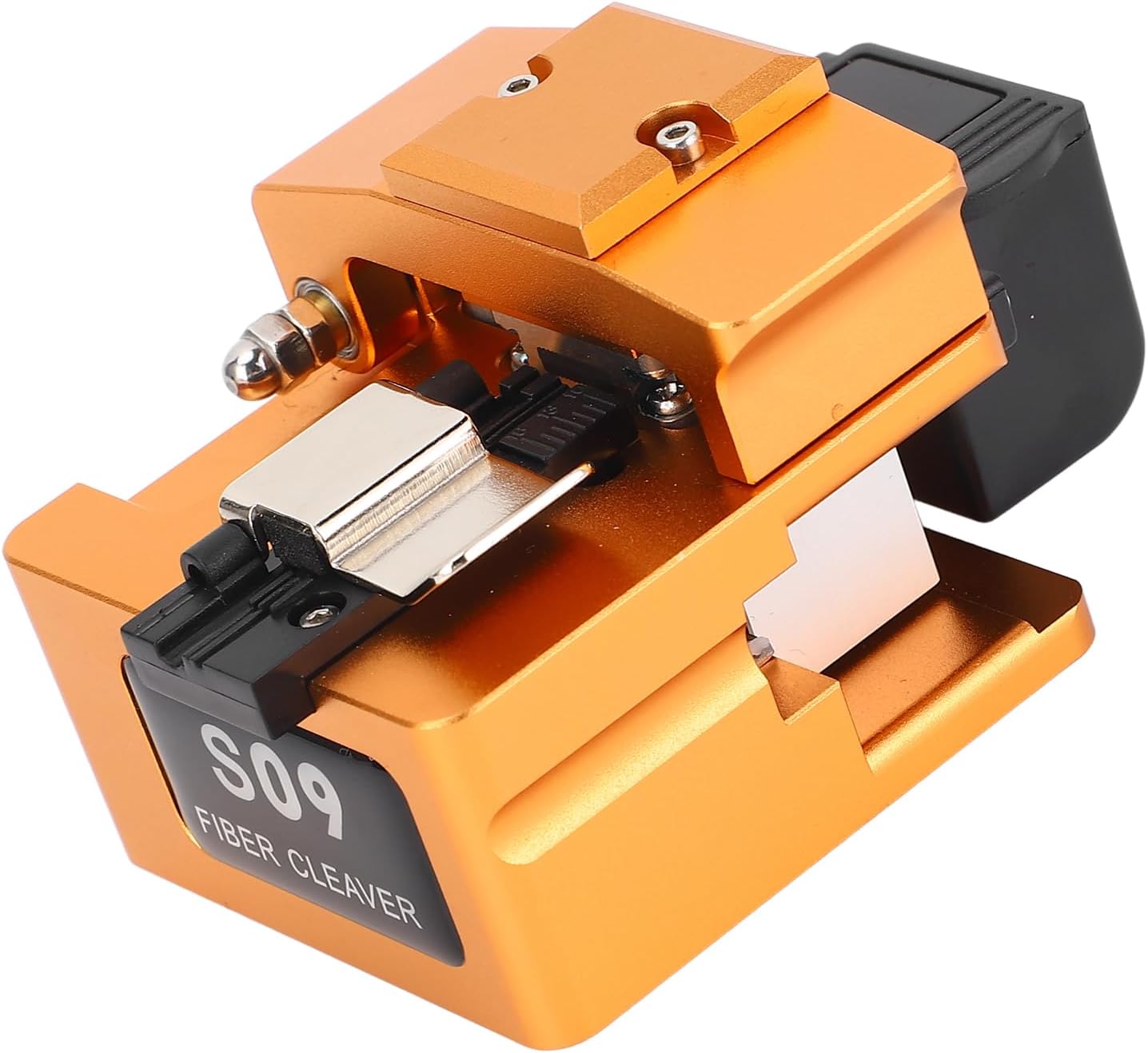 16 Cutting Points & 36000 Cleaves Fiber Cutter Tool, Optical Fiber Cleaver, High Precision Stripping Tool, FTTH Optical Fiber Cutter Tool, Fiber Optic Knife with Scrap Collector