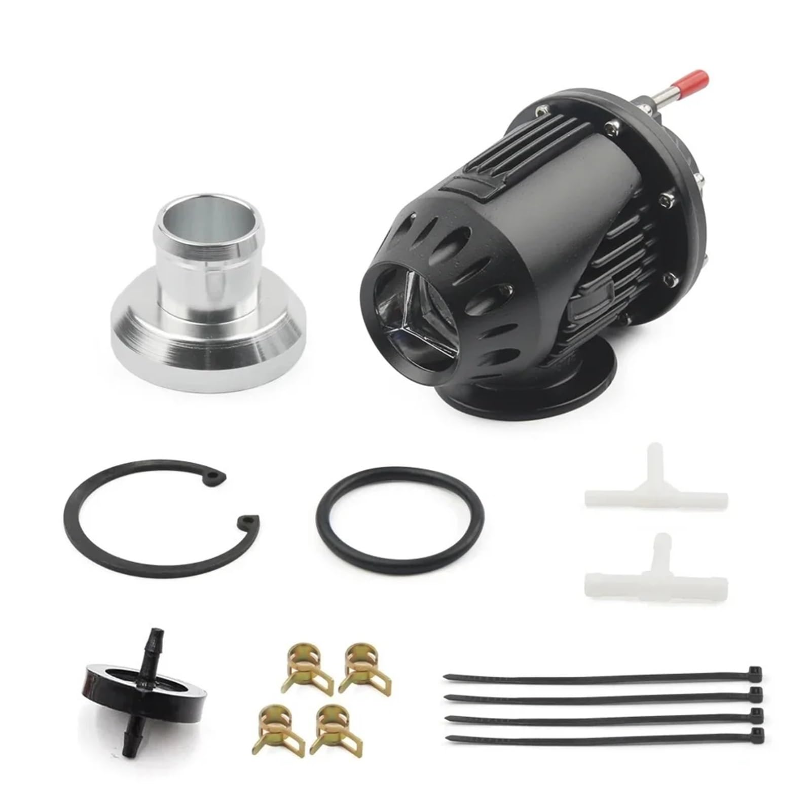 turbocharger zestaw Ciśnieniowy zawór nadmiarowy samochodu SSQV4/ciśnieniowy zawór nadmiarowy turbo/turbosprężarka/zawór nadmiarowy powietrza turbosprężarka(BLACK)