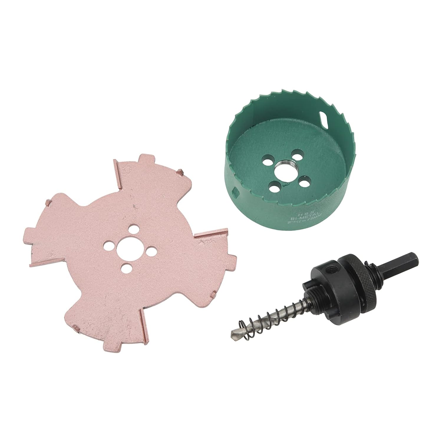 Hole Opener Frameless Set Hex Shank Borderless Tool Sinking Table Embedded for Spotlights Center Drill Inserts (75mm)