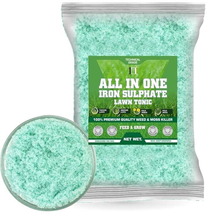 Buy Premium Iron Sulphate DAMP Pure Lawn Tonic Food Ferrous Sulphate of