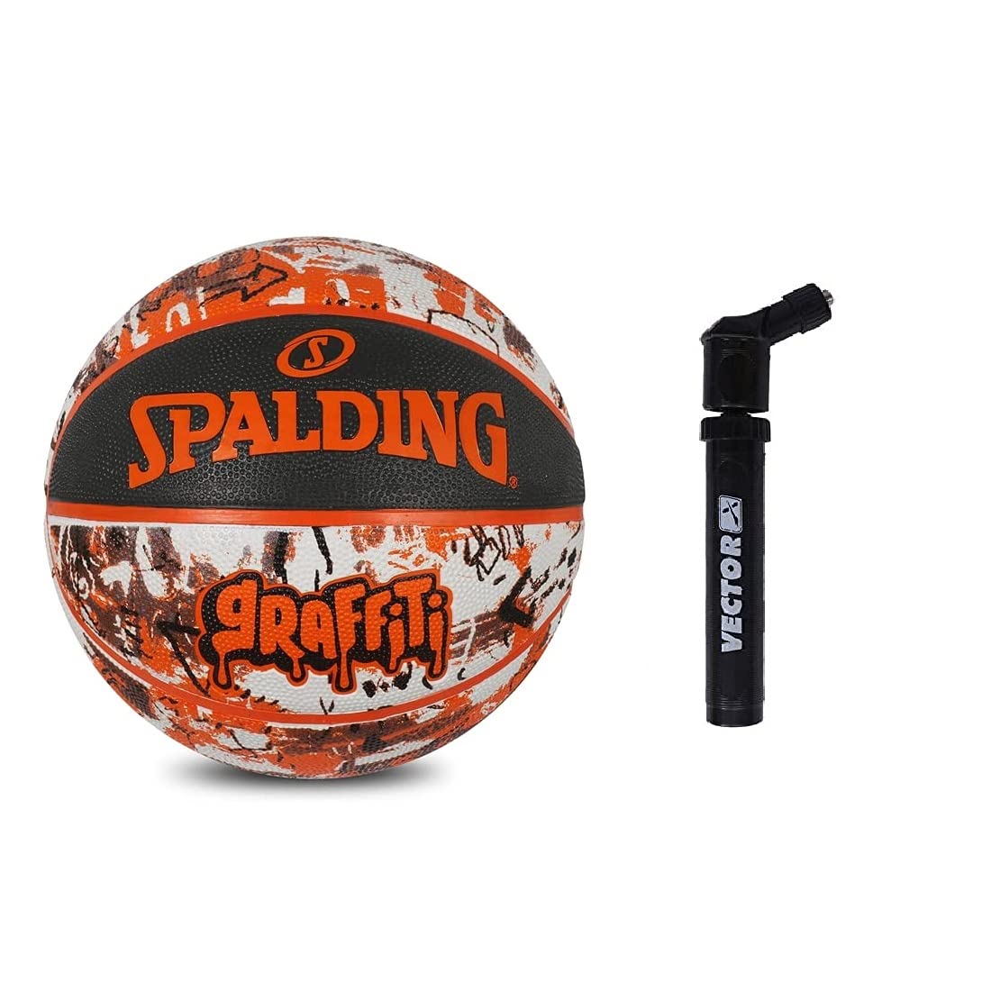 Spalding Graffiti Match NBA Adult Basketball Ball Orange Official Full Size 7 (B0936GRXLL) Amazon Price History, Amazon Price Tracker