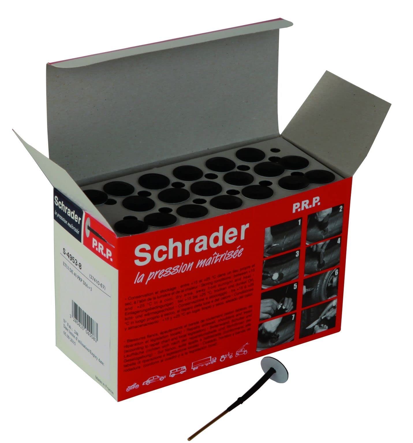 Schrader Reifenreparatur Pilze PRP (80, 4,5 mm)