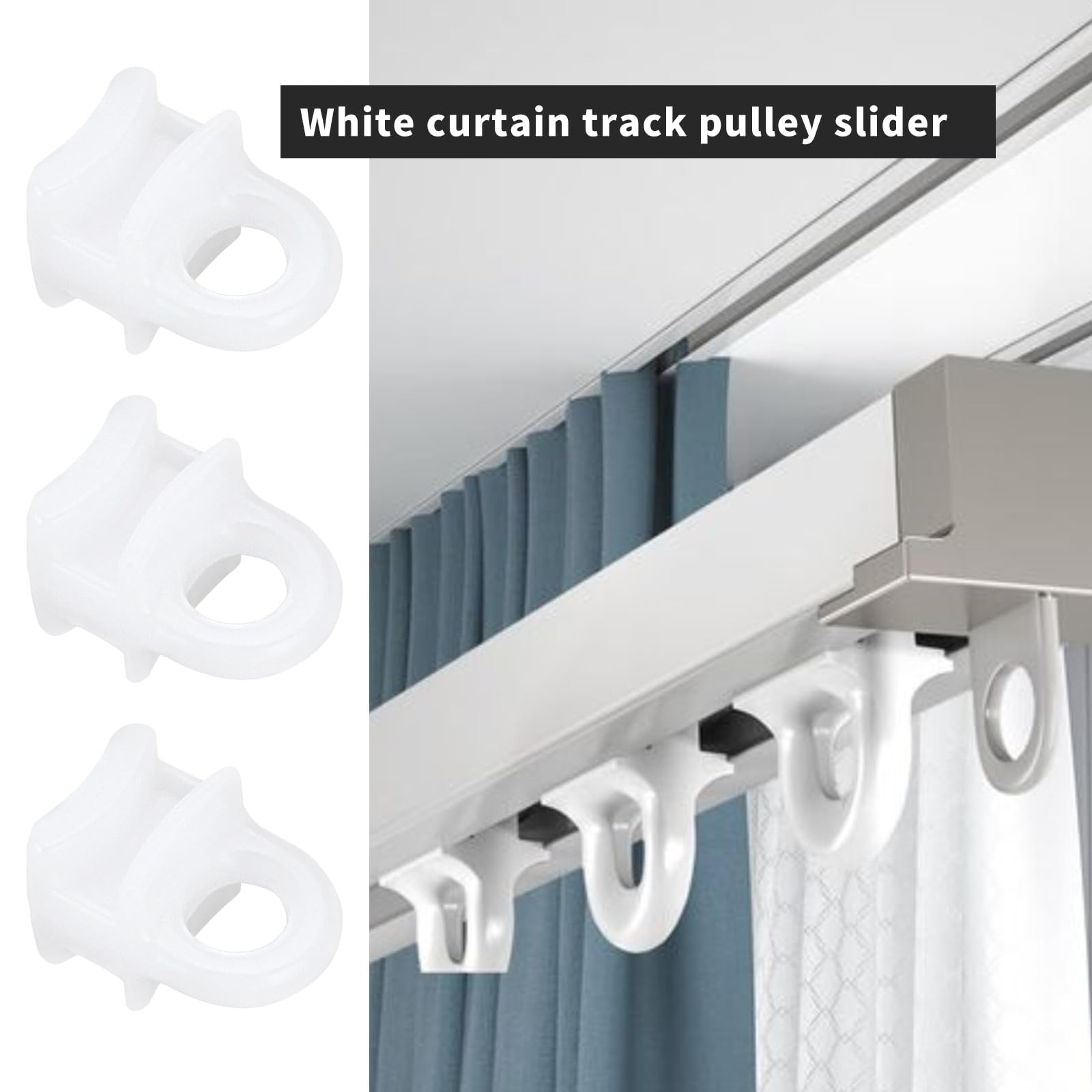 20Pcs Curtain Sliders - Image 3