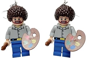 Art Teacher Novelty Bob Earrings sterling silver