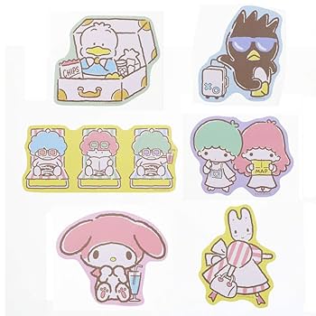 サンリオ　BIGステッカー　まとめ売り　シール　ステッカー Amazon.co.jp: ティーズファクトリー サンリオキャラクターズ 推