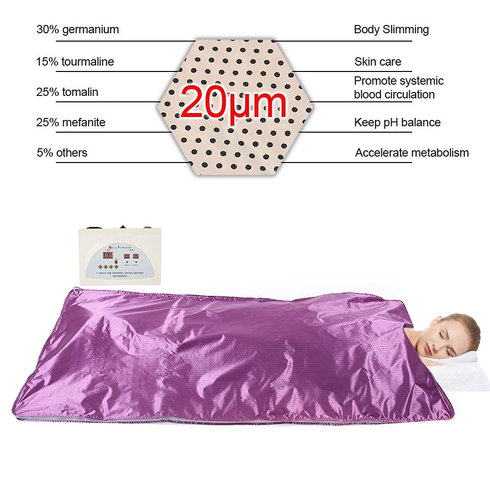 Massaggiatore Dimagrante Macchina, Coperta Sauna 220V, Coperta Sauna A Infrarossi Coperta Riscaldamento Sauna Coperta Trattamento Forma Corpo Macchina Il Fitness Dimagrante