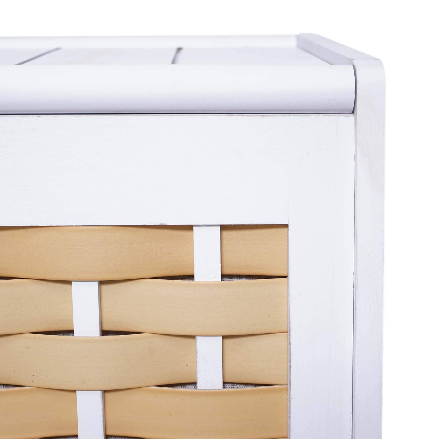 HWC-G37AM - Cesto para la ropa sucia (61 x 51 x 35 cm), color blanco