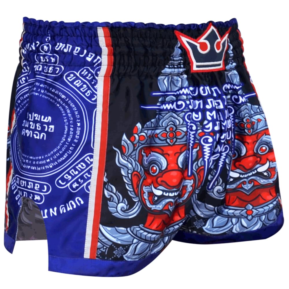 Buddha Fight Wear Pantalon rétro Premium Fantasy. Spécialement conçu pour l'entraînement et la compétition de kick boxing, Muay Thai, K1, boxe