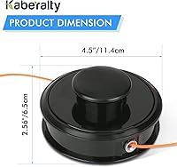 Vista 4 de 21560070 SRM Echomatic Trimmer Bump Head Compatible con Echo 21560050 200095200 10106292 SRM-225 SRM-210 SRM-235 Recortadoras de eje recto, cabeza