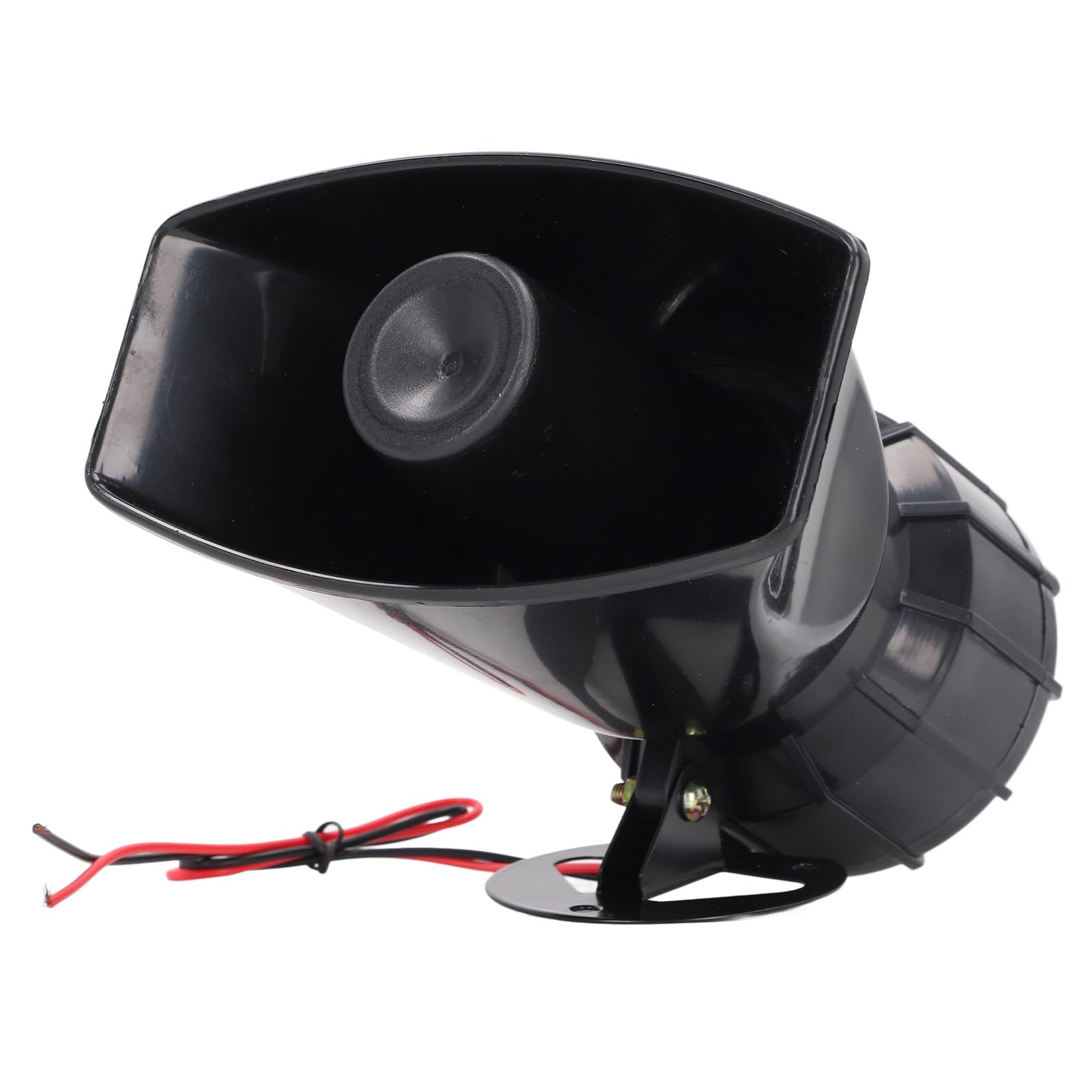 Kadimendium Altavoz de Sirena de 130DB Bocina de Alarma de Alta Potencia de 60W Admite Sonido de Alarma Sonido de Fuego Adecuado para Supermercado y Sitio de Construcción (CC 24 V