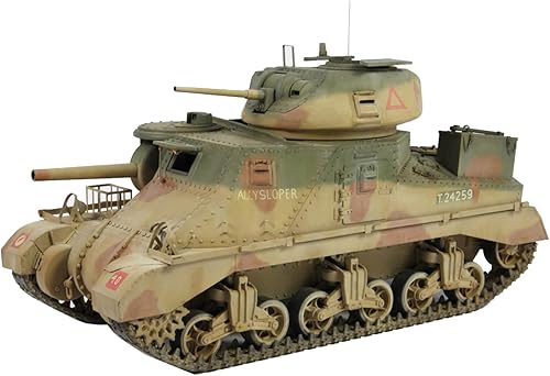 FMOCHANGMDP Kits de modelos de plástico de rompecabezas 3D, escala 135, modelo de tanque mediano M3, juguetes y regalo para adultos, 24.5 x 3.1