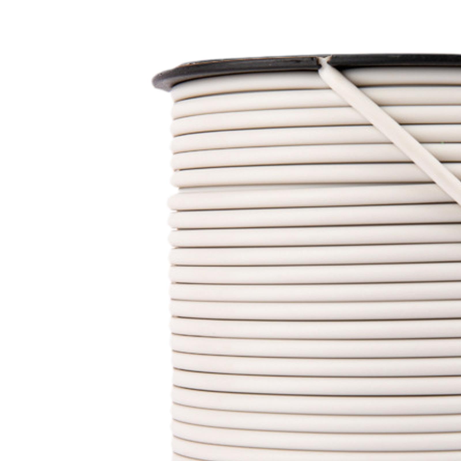 Bastoncini per Saldatura a Barra Tonda in PVC, Bacchette Impermeabili per Pavimenti in Vinile, Bobina di Colla per Pavimenti per Campi da Badminton, Bianco