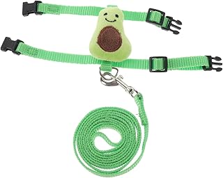 POPETPOP Conjunto De Arnês E Trela Para Coelho De Coelho - Arnês De Colete Ajustável Arnês De Coelho Conjunto De Arnês Para Animais Pequenos Arnês De Coelho À Prova De Fuga Para Caminhadas