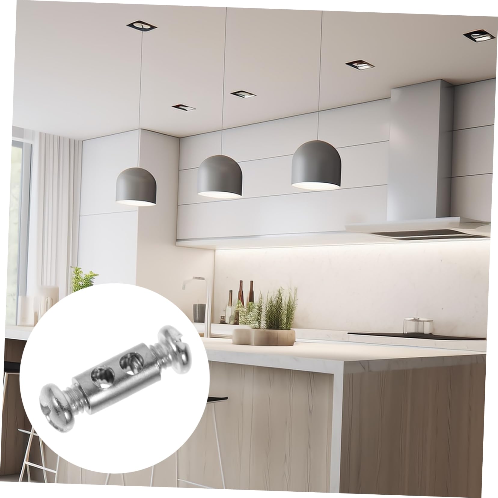 NAMOARLY 40 Pcs Wire Rope Locker Holley Throttle Cable Hose Clamps Cable Clips Wires Ethernet Cable Throttle Cable Repair Kit Cord Holders for Cables Cord Anchors for Cables Stainless Steel