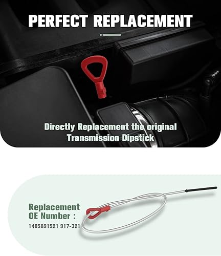 Miniatura 7 de SCITOO Varilla de medición de transmisión de aceite de 36.22 pulgadas para Dodge Sprinter 2500 para Dodge Sprinter 3500 para Freightliner Sprinter
