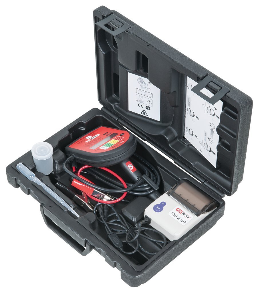 KS Tools 150.2198 Digitaler Bremsflüssigkeits-Tester-Satz, 2-tlg.