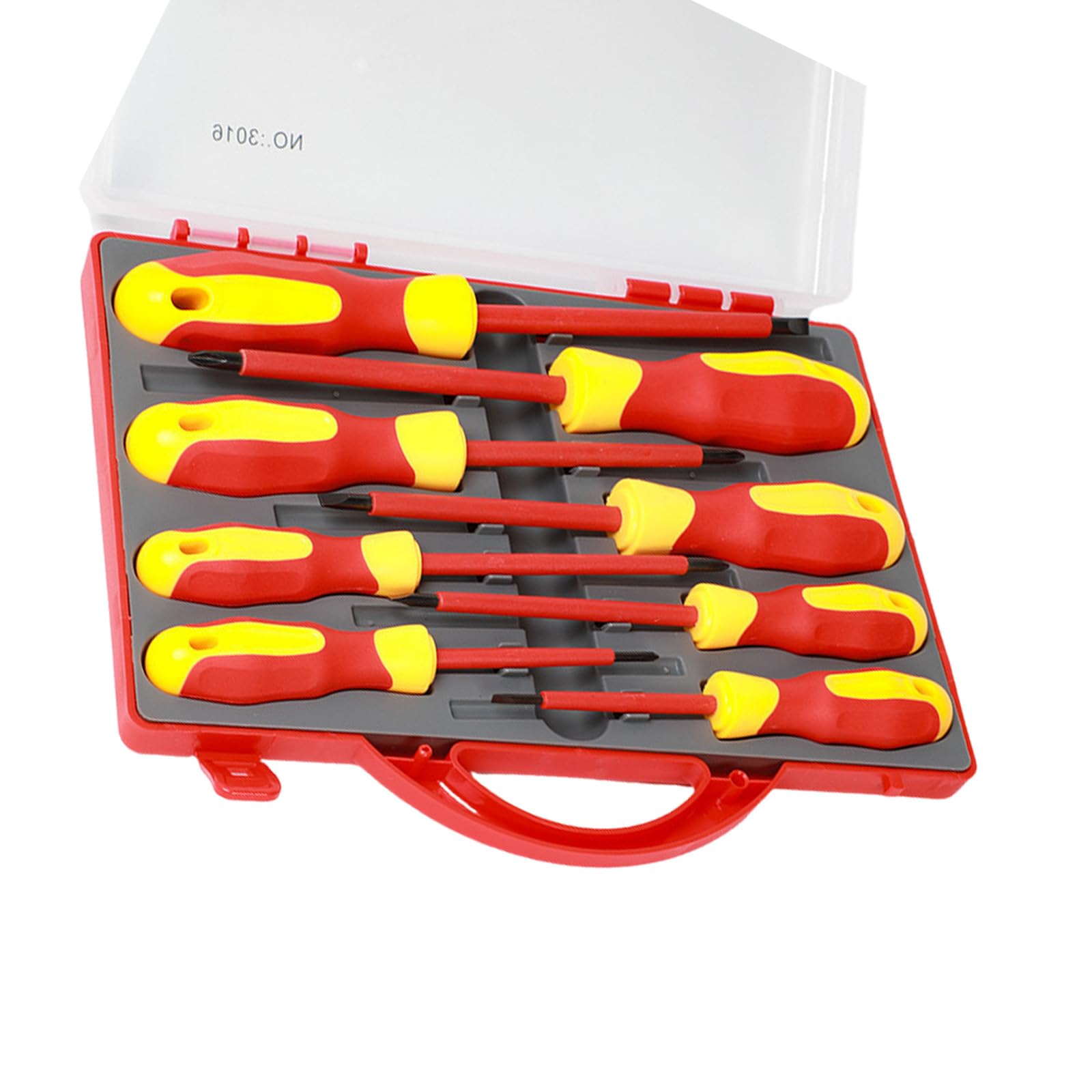 Tsophreniq Professional Insulated Screwdriver Set With Interchangeable Head With Nonslip Handle For Electrical Electrician Tool