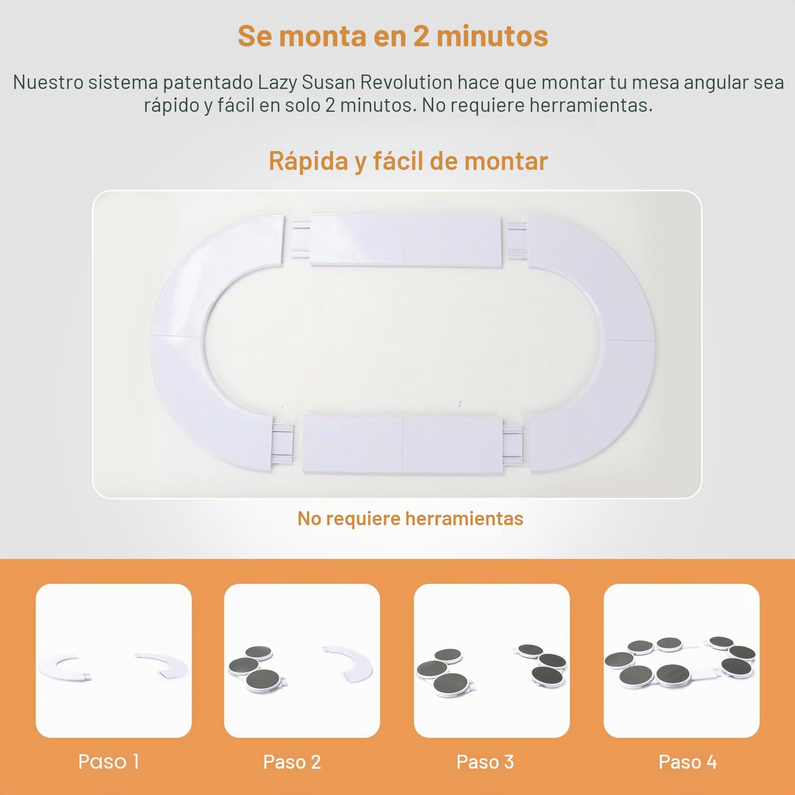 Bandeja Giratoria para Mesa de Comedor, 90cm Platos Giratorios para Mesa Grande para 8 Bandejas, Reutilizable Expandible Bandeja Organizador de Alimentos para Mesas de Buffet, Comidas Familiares