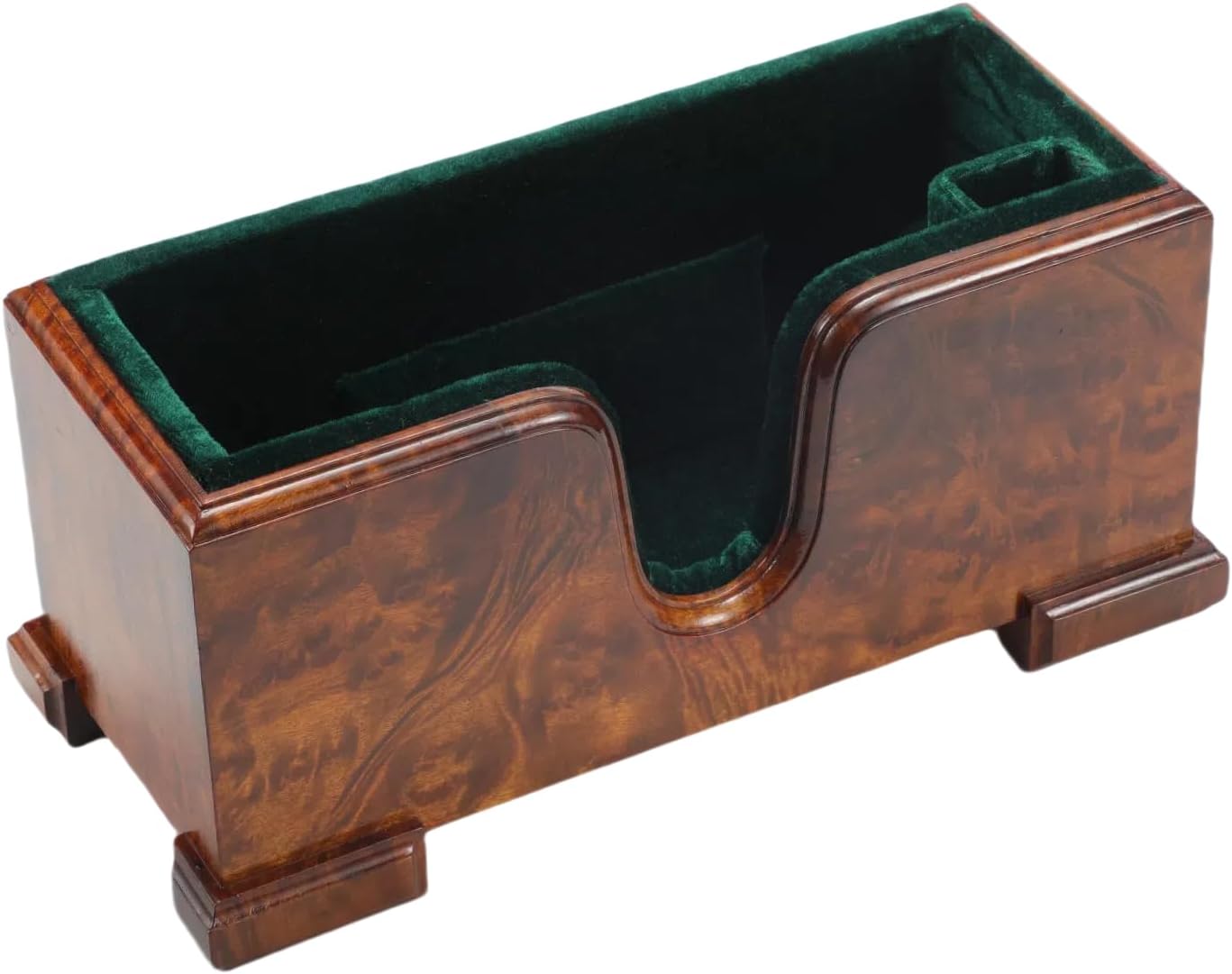Violin Stand and Bow Holder – Wooden Floor Display (Velvet Lining)