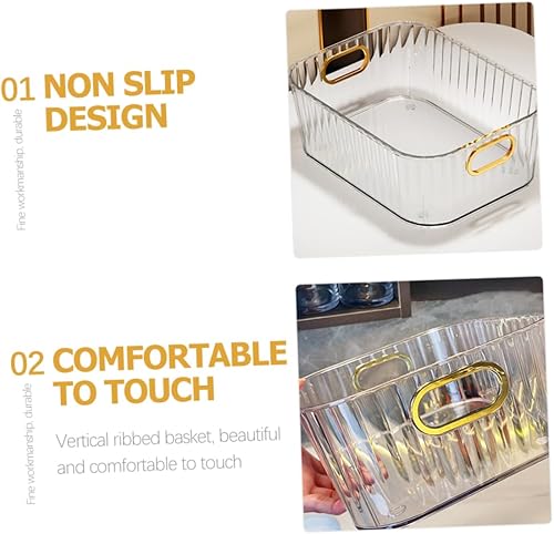 Miniatura 6 de MERRYHAPY Caja de almacenamiento de cosméticos, bandejas organizadoras de cajones de maquillaje, organizador de estante de maquillaje para escritorio