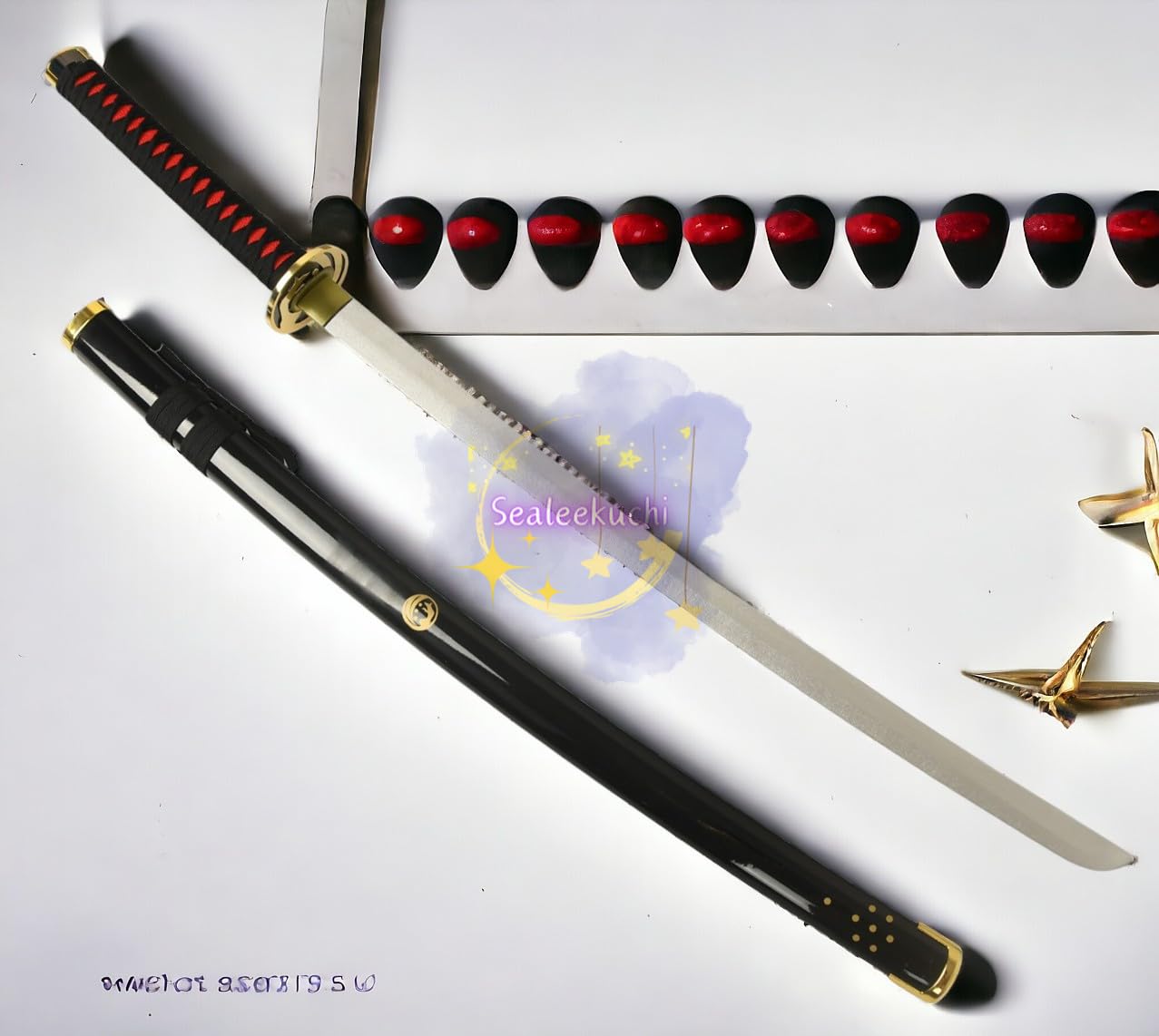 Amazon.co.jp: Sealeekuchi コスプレ道具 木製刀 鳴狐 黒紐 刀剣 104cm Amazon.co.jp: Sealeekuchi コスプレ道具 木製刀 鳴狐 黒紐 刀剣 104cm