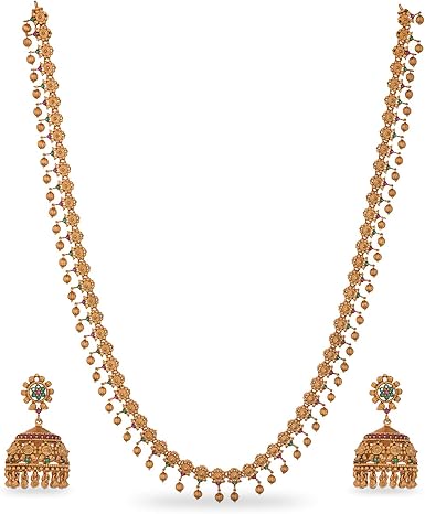 Tarinika Gold-Plated Indian Jewelry Set 