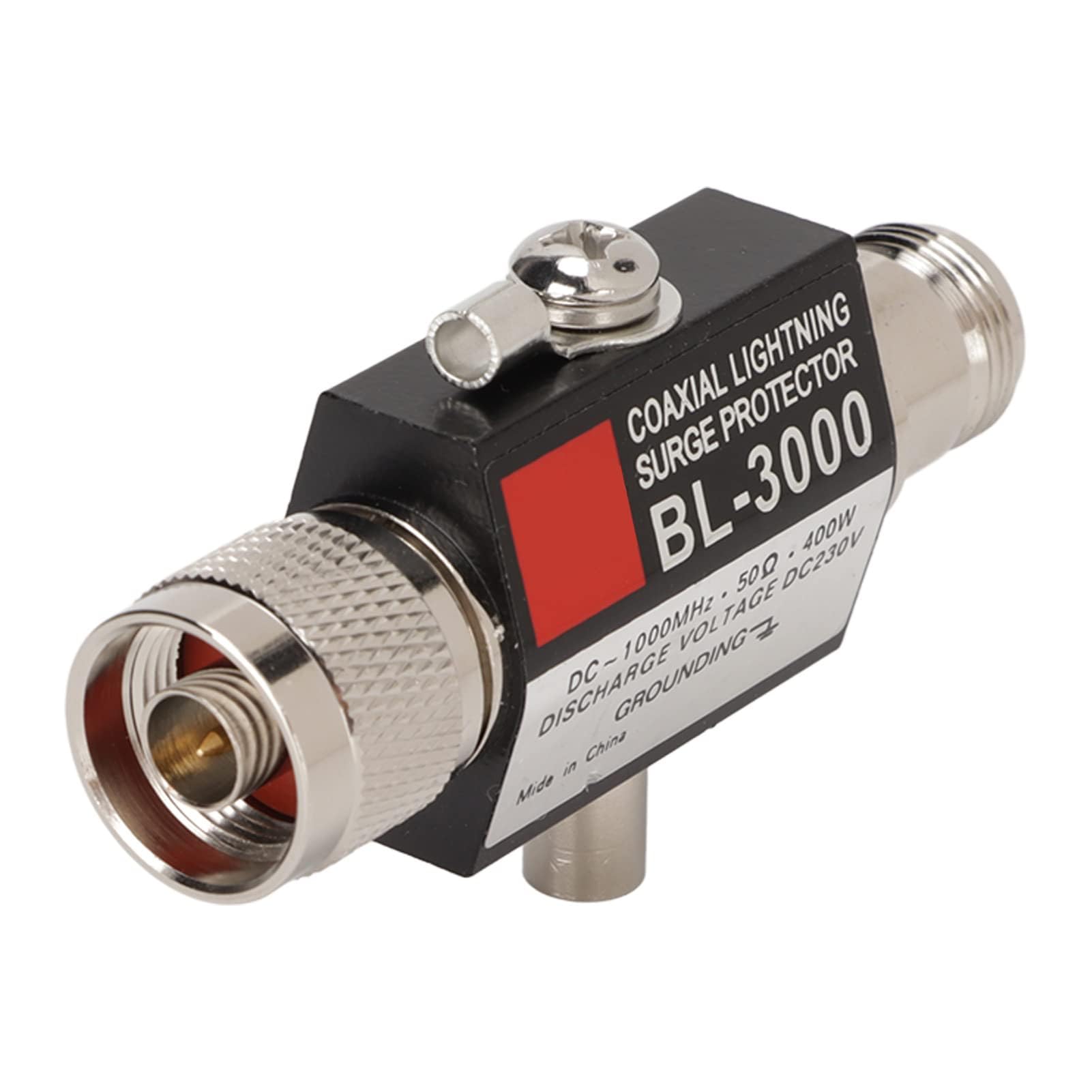 Dpofirs Scaricatore Coassiale da 400 W Protezione Contro Le Sovratensioni da N Femmina a N Maschio Scaricatore DC ~ 1000 MHz Protezione Scaricatore