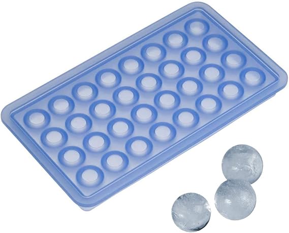 Lurch 10435 Ice Cube Tray Balls Ø 20 mm Ice-Blue