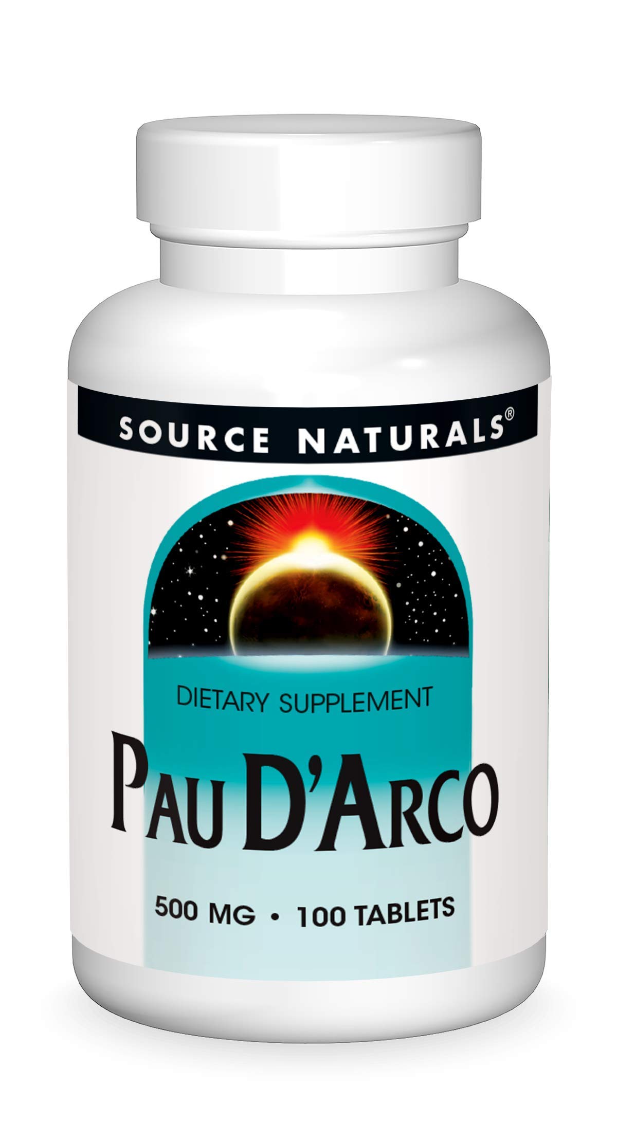 Source Naturals PAU D'Arco Dietary Supplement - 100 Tablets